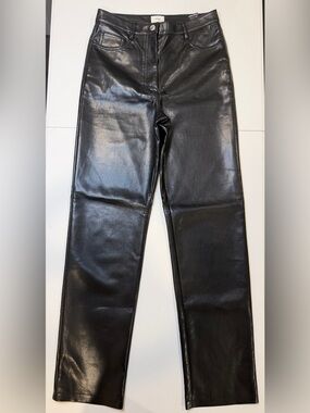 Wilfred Aritzia Melina Vegan Leather Pants Size 6
